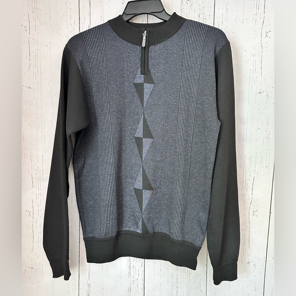 Kemistri Diamod Zip Mens Pullover/Sweater Size S